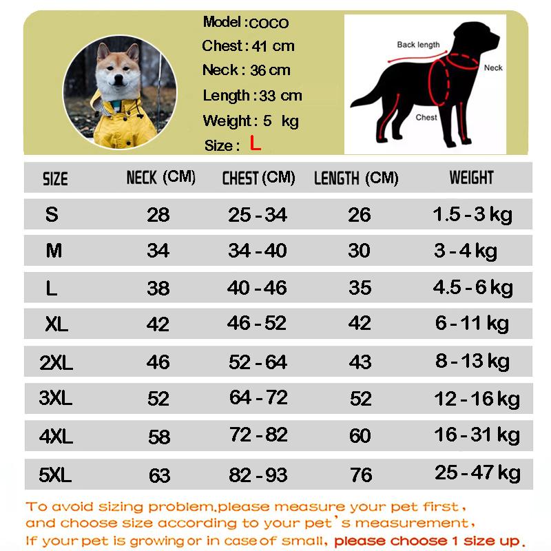 Wasserdichter Hundemantel für kleine, mittelgroße und große Hunde, Katzen, Haustier-Regenmantel, Hundesport-Kapuzenpullover, Haustiermode, hochwertige Kleidung