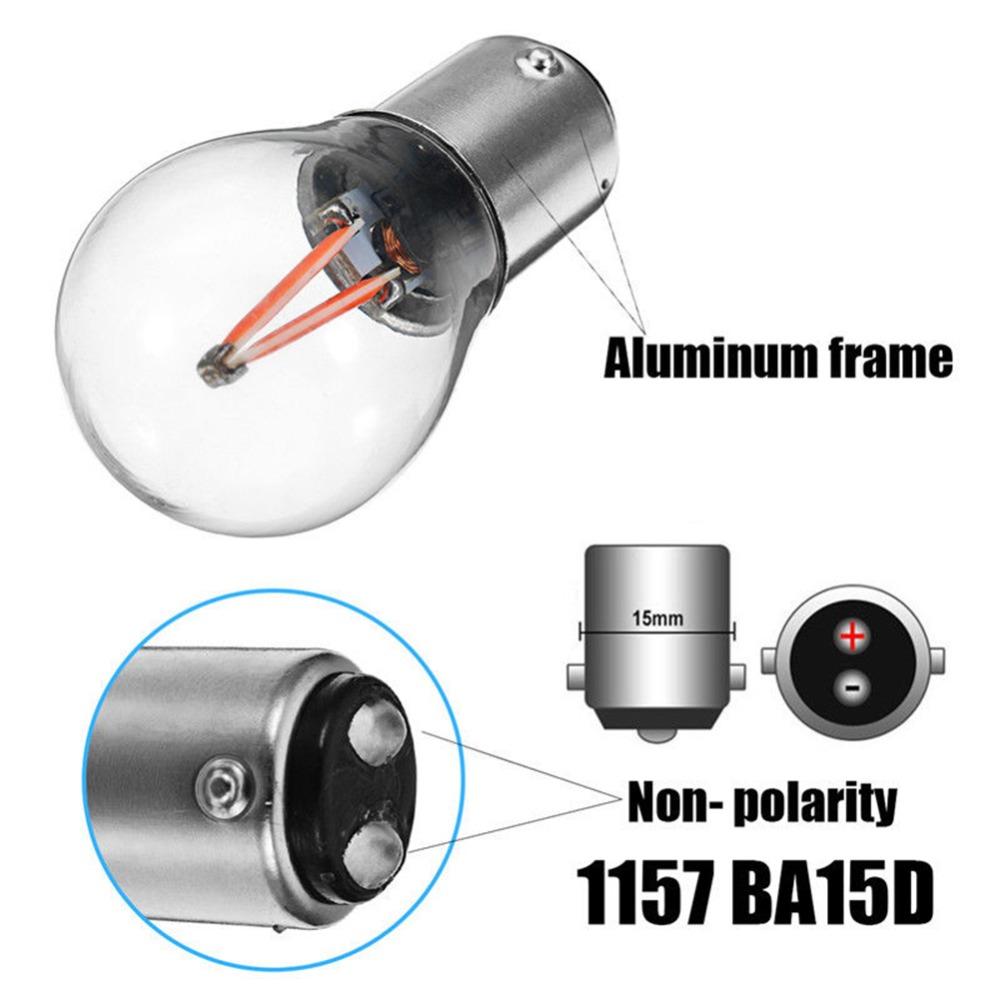 1pcs 1157 BAY15D led brake Lights bulb super bright p21/5w led car bulbs auto Light Source white 12v Drop Shipping Supported