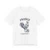 France Rooster Soccer Tee | World Cup Match Day, Flag Colors