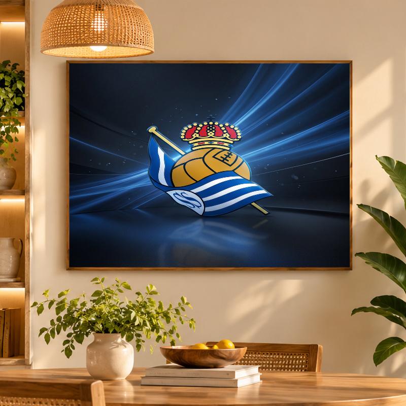 5D Diamond Painting Real Sociedad FC DIY Full Drill Diamond Art Kit Home Decoration