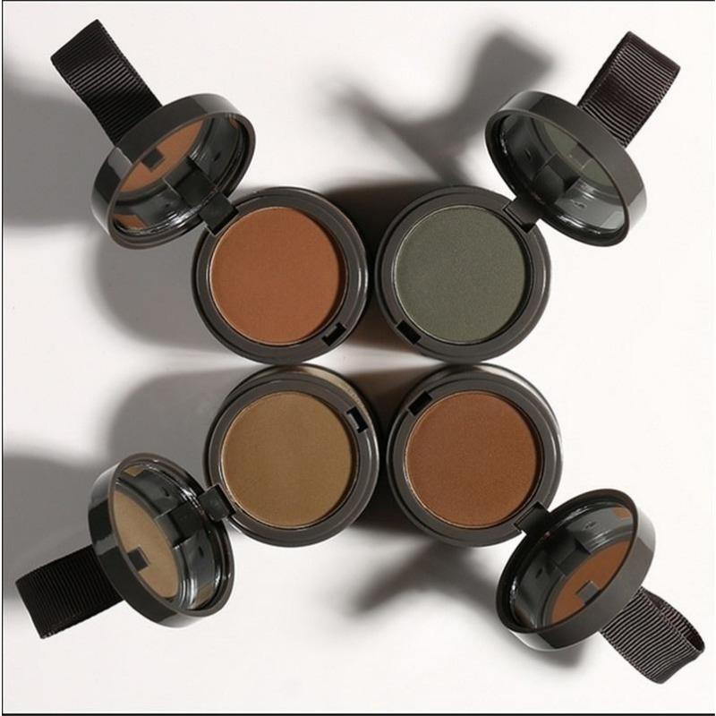 Αδιάβροχη πούδρα για τα μαλλιά με σκιές μεγάλης διάρκειας, σκόνη επανόρθωσης μαλλιών, σκόνη μακιγιάζ για μαλλιά & εργαλεία για ρουφηξιές