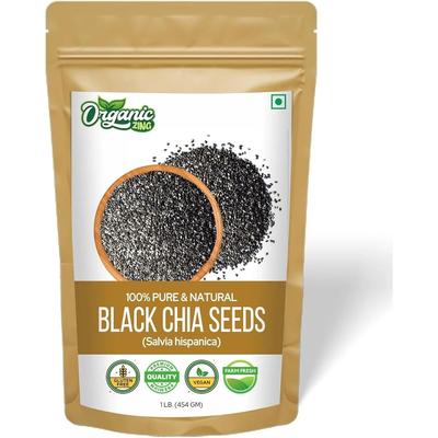 Organic Zing Black Chia Seeds | Food-Grade | 227g