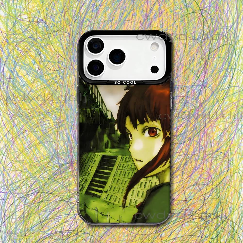 

Serial E-Experiments Lain For iPhone 17,16,15,14,13,12,X,8,Pro,Max,Plus,SE4,Air,Mini Anti-Slip Black IMD Matte Case iPhone14Pro