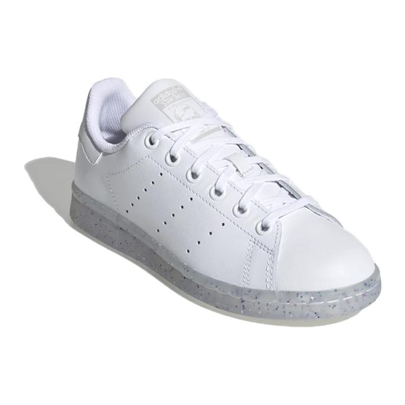 Adidas Originals STAN SMITH Collection J Low Top Kids' Skateboarding Shoes White Gray Dot Teenagers Sneakers EE7574