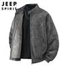 JEEP SPIRIT Men's Suede Fleece-Lined Jacket