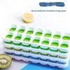 Ice Cube Tray Mold With Lid Silicone Square 14 Cube Easy Release Ice Cube Molds Summer Kitchen Bar Diy Iced Cocktail Freeze Tool