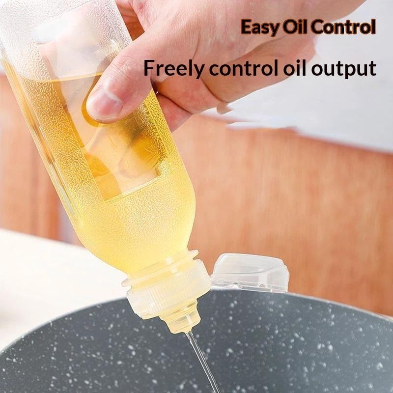 5Pcs 300/500Ml Squeeze Seasoning Bottles Screaming Oil Control Bottle High Temperature Oil Resistance Soy Multifunction