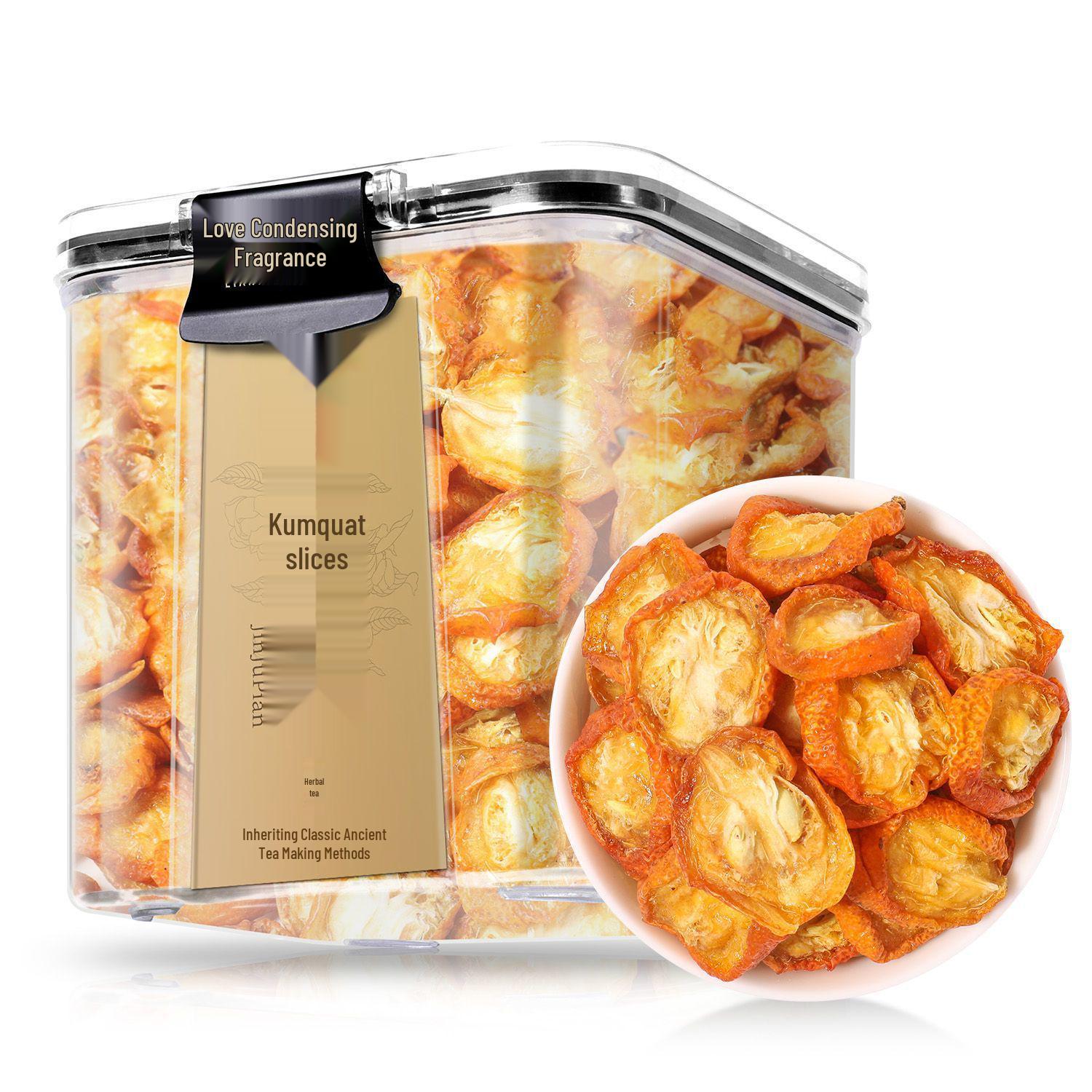 Ароматный травяной чай с кумкватом и апельсиновой цедрой - Свежий, Сушеный, Без Добавок