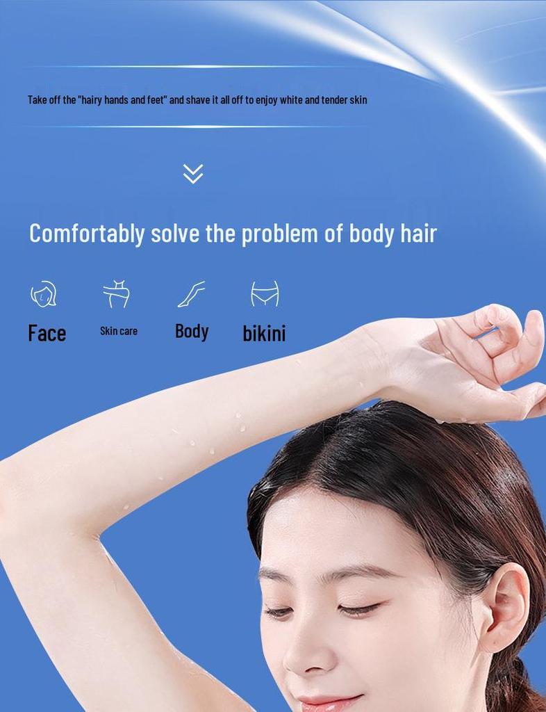 Unisexowa maszynka elektryczna do miejsc intymnych - Trymer do włosów łonowych i pod pachami