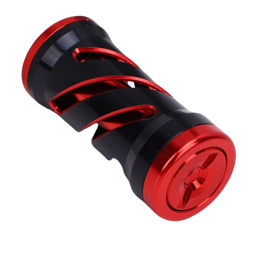 Knob Replacement for S Fishing Reel Lightweight Anti Slip Alloy Fishing Reel Handle Knob with Fittings Black Red