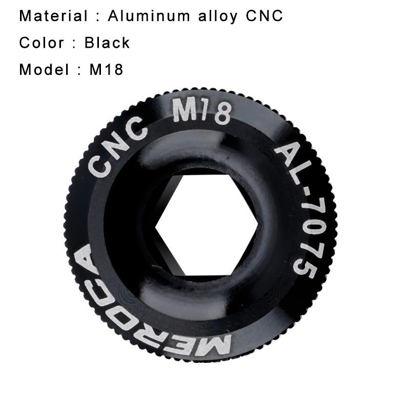 M18/M19/M20 Cranks Screw CNC Aluminum Alloy Crankset Arm Bolt Crankset Cover General Cycling Accessories