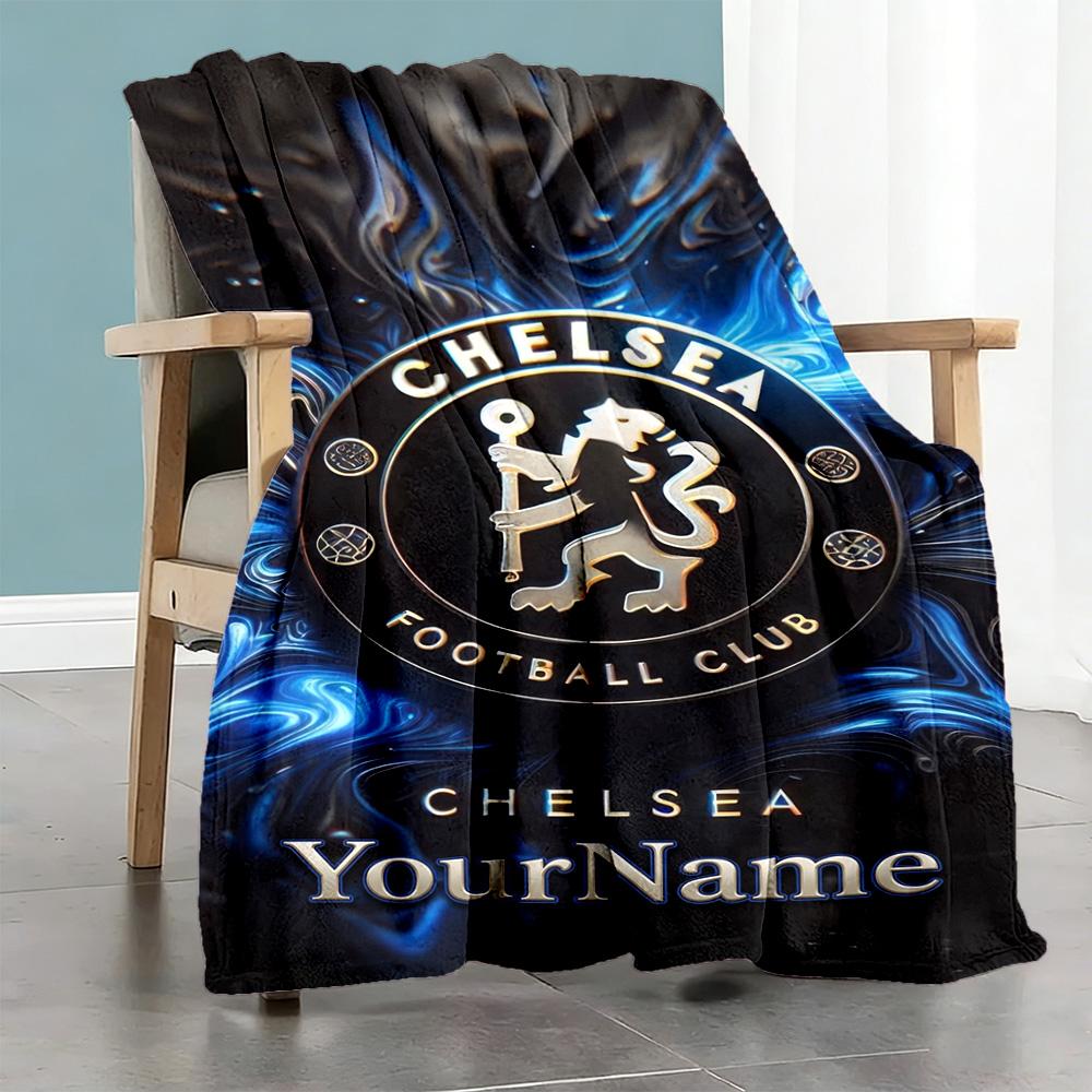 Chelsea Personalized Name Blanket Gift Customizable Blanket Ultra-Soft Suitable for Chair Sofa Living Room Home Decor Four Seasons Multipurpose