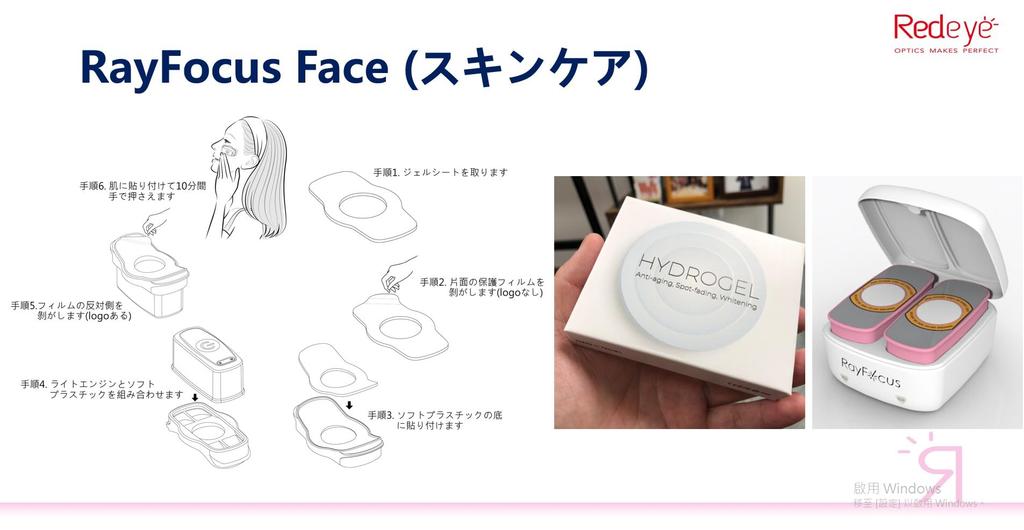 RayFocus Gel Hydrogel Formulated with Hyaluronic Acid for Firming and Gallic Acid for a Healthy Skin 10 Sheets Per Replacement Sheet for Authorized