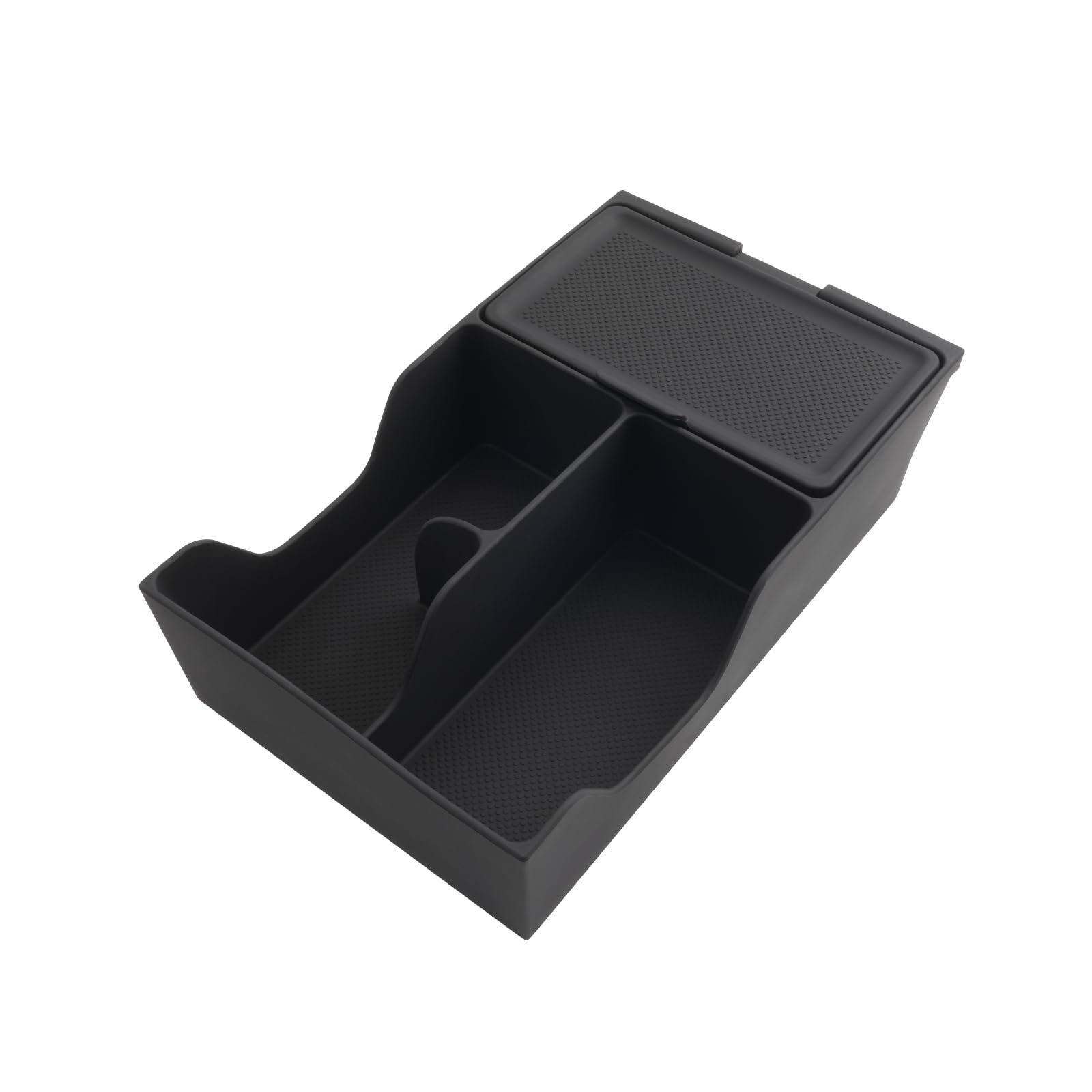 

BIBIBO New Toyota 40 Series Exclusive Console Tray Made of Silicone Alphard 40 Series Console Lower Level Console Box Easy Installation Dividers чёрный