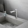 Sensor Bathroom Faucet Cold and Hot Deck Mounted Tap Brass Material Battery-powered Basin Sink Tap