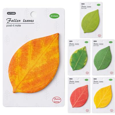 Sticky Notes Notepad Leaf Sticky Notes Stickers Self Sticky Notes DIY Decoration Plant Green Sticky Notes Leaf Stickers