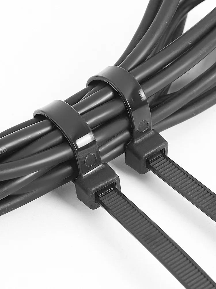 1000Pcs Black/White Nylon Cable Ties Self-locking 5X300mm Wire Zip Set Kit  3X200mm Industrial Supply Fasteners Cable Tie