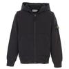 Hoodie Ss22 Solid Color Zipper Patch Hooded Jacket Kids Hoodies Black 761660740-V0029