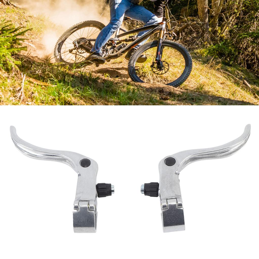 Bike Brake Cable Set Shifter Cable Housing Kit with Brake Levers End S Shaped Clip for Mountain Road Bike BL329T