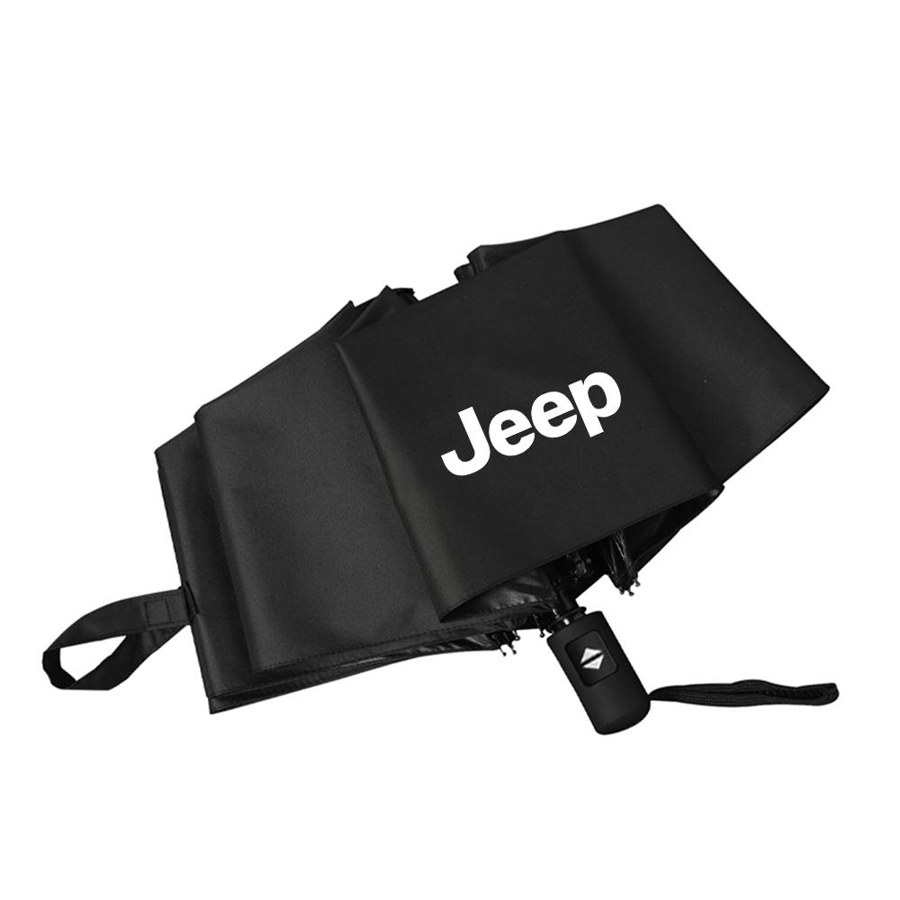 Car Automatic Folding Umbrella Portable Sunshade For Jeep Renegade Patriot Wrangler Cherokee GrandCherokee Trail Hawk Rubicon JK