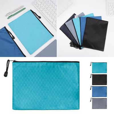 Information Bag Stationery Bag File Folders Waterproof Pen Bag Zipper Pencil Case Document Bag