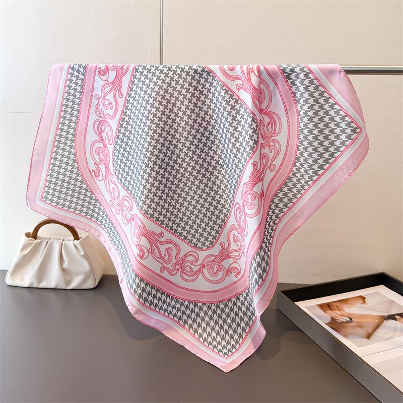 

Bohe Paisley Luxury Printing 70cm Square Scarves Women s Silk Scarf Spring Summer Bandana Small Neckties Foulard Shawl 70x70cm