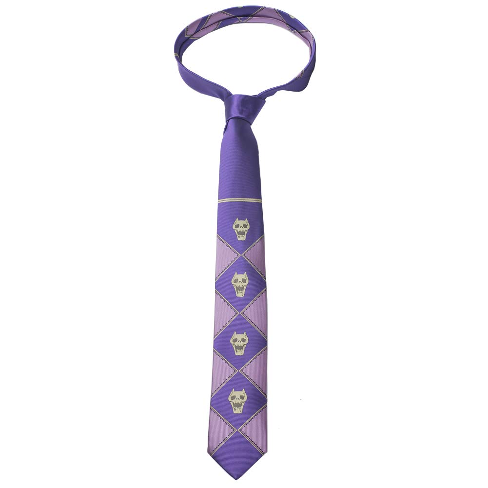 JoJo's Bizarre Adventure Yoshikage Kira Necktie (4 Colors: Purple)