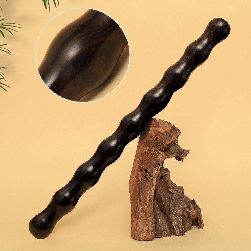 Body Shaping Chicken Wing Wood Massage Stick Relaxation Muscle Wooden Massage Roller Yoga
