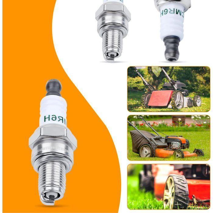 Bougie d'allumage - AIMOONSA - CMR6H - Compatible Stihl FS90/100/110/130 - Remplace 3365 - Pack de 3