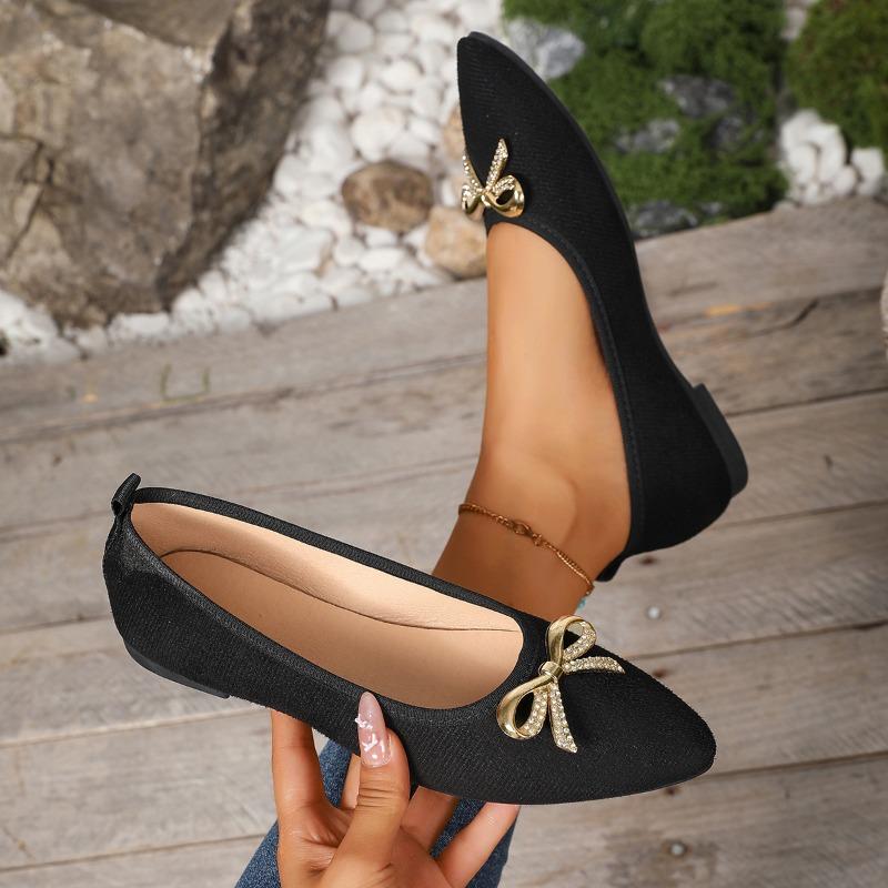 New Versatile Flat Shoes Single Shoes Women's Shoes Bean Shoes and Shallow Shoes Devotion