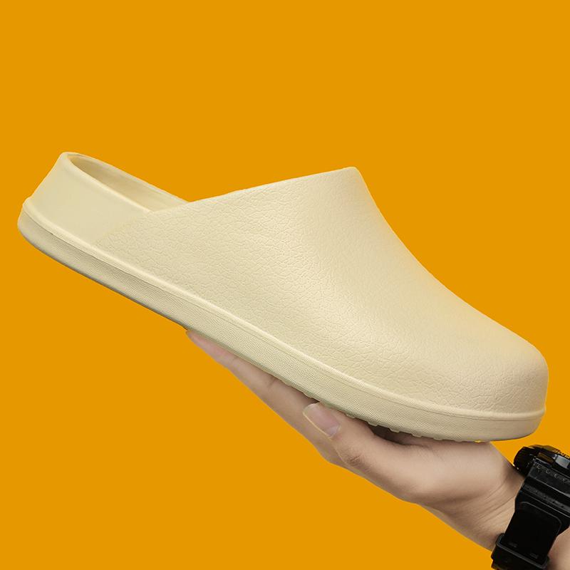 

Лидер продаж, мужские уличные повседневные сандалии, классическая обувь для мужчин, модные летние шлепанцы, мужские пляжные шлепанцы без шнуровки, модные универсальные шлепанцы