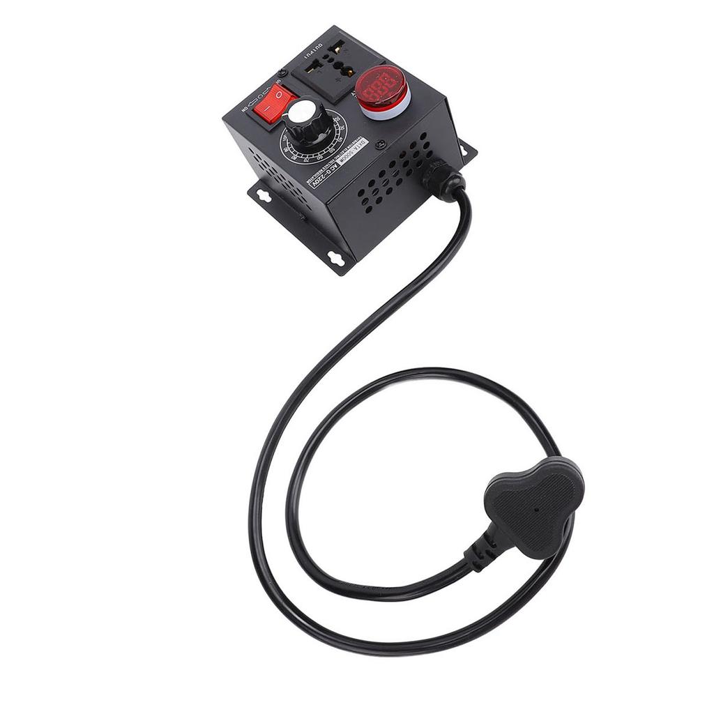 Electronic Voltage Regulator 5000W Thyristor LED Digital Display Stepless Variable Speed Controller