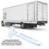 RV Trailer Door Strap Hinge 12 Inch Metal Trailer Door Offset Bent Hinge for Side Door Enclosed Cargo Utility