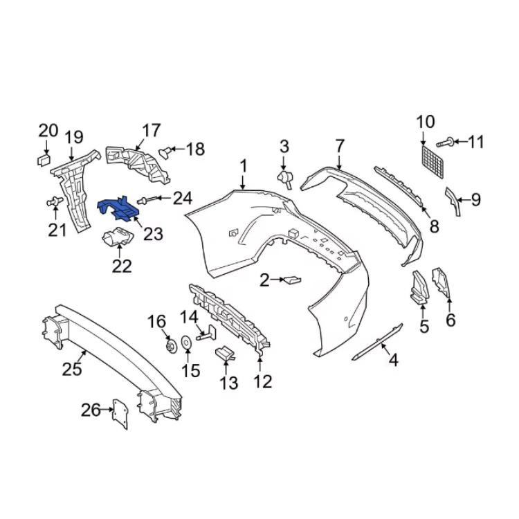 Genuine Mercedes-Benz S-Class W222 Part 22288527 (2018-2020)