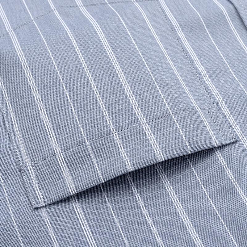 FIRS Men's Anti-Wrinkle Business Casual Striped Shirt