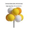 Colorful Retro Balloon Cake Toppers – Round Ball Dessert Decorations