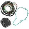 Stator Regulator Rectifier Compatible with Kawasaki KLR650 KL650A 19872007 Motorcycle Electrical System Upgrade with Gasket for
