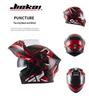 Jiekai Full-Face Flip-Up Motorcycle Helmet for Men & Women - Winter Electric Vehicle Safety Helmet