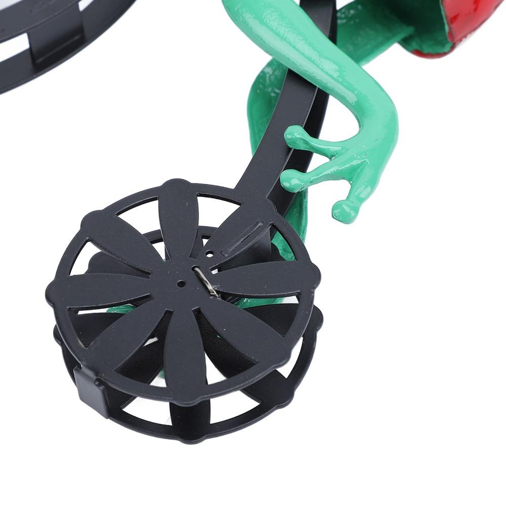 7pcs Stake Installation Garden Wind Spinner Iron Windmill Garden Ornament Housewarming