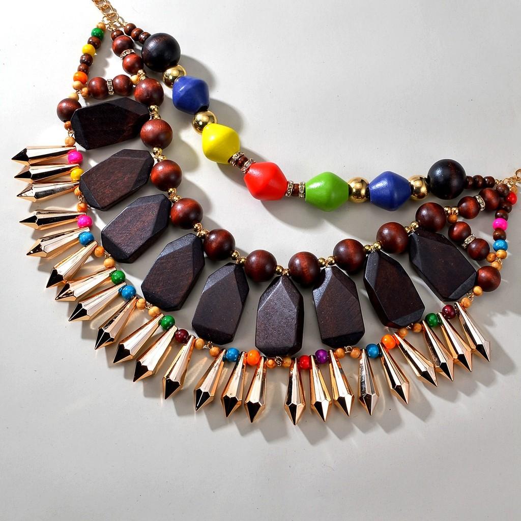 Style Unisex Bohemian Beaded Jewelry Set With Alloy Pendant And Drop Shapes For Summer Wardrobe
