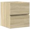 Bathroom Vanity Cabinet in Sonoma Oak 41 x 38.5 x 45 cm Particleboard