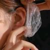100pcs Waterproof Ear Covers Shower Ear Covers Clear Ear Protectors For Bathing, Hair Dying, Salon