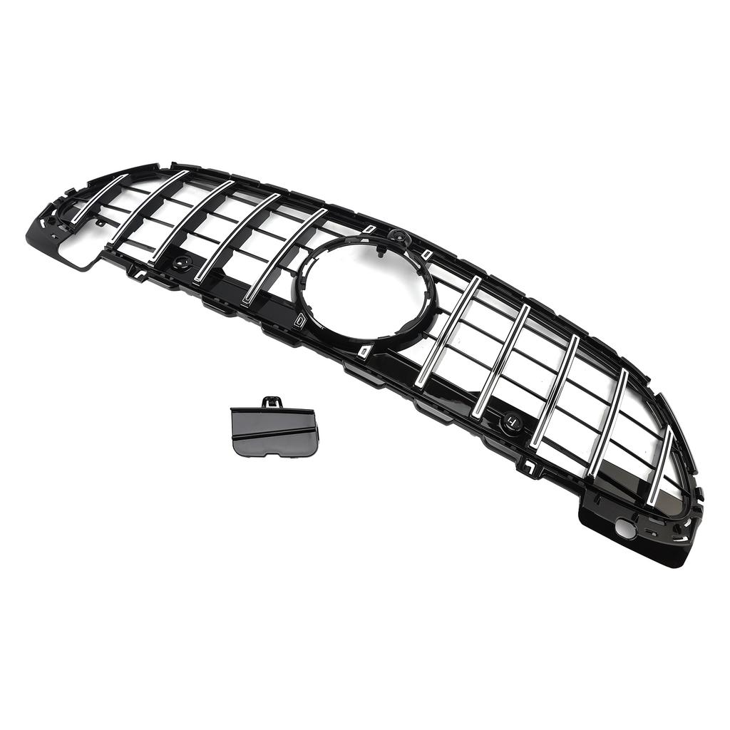 GTR Style Front Bumper Grille Grill W/Camera Fit Mercedes Benz W206 2022-2023
