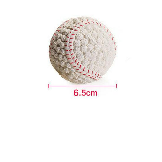 

Dog Chew Ball: Sounding, Bite-Resistant, Elastic Toy for Teeth Cleaning - Available in Small & Large Sizes