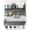 Tablero Perforado Organizador de Pared Para Sala de Juegos, Tableros Decorativos de Almacenamiento en Pared, Estante Organizador de Almacenamiento de Cocina, Accesorios para Tablero Perforado