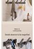 Wall-Mounted Coat and Clothes Hook – No-Punch Behind-Door Wardrobe Rack for Entrance and Hallway