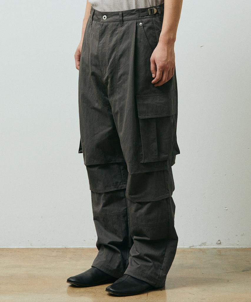 PUBLICFIGURE Cotton Nylon Mill Pants_Gray