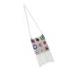 Crocheted Shoulder Tassel Bohemian Ethnic Style Tote for Beach Travel