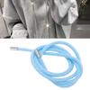 Glitter Drawstring Cord White Mesh Shiny Sequin Round String for Hoodie Clothing Shoe Sweatpants 138cm