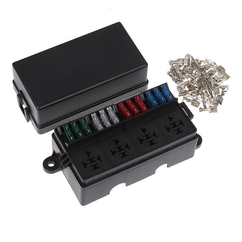 

Блок реле 12 В, 8-контактный блок предохранителей Atc/Ato, универсальный водонепроницаемый предохранитель и реле